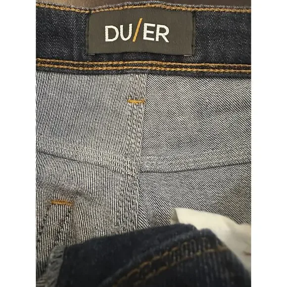 DU/ER L2X Relaxed Taper Jeans Men's Size 32 X 30 Dark Performance Stretch DUER - Picture 11 of 15